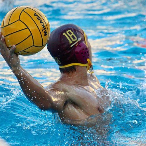 swimmer throwing ball